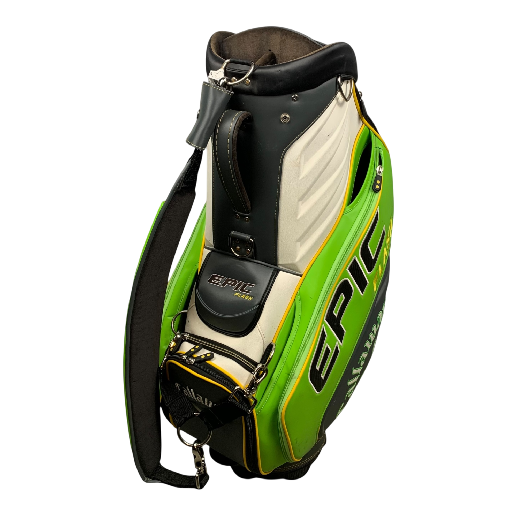 Callaway Epic Flash Staff Bag / 6-Way / Green hovedbillede - brugt golf udstyr i god stand
