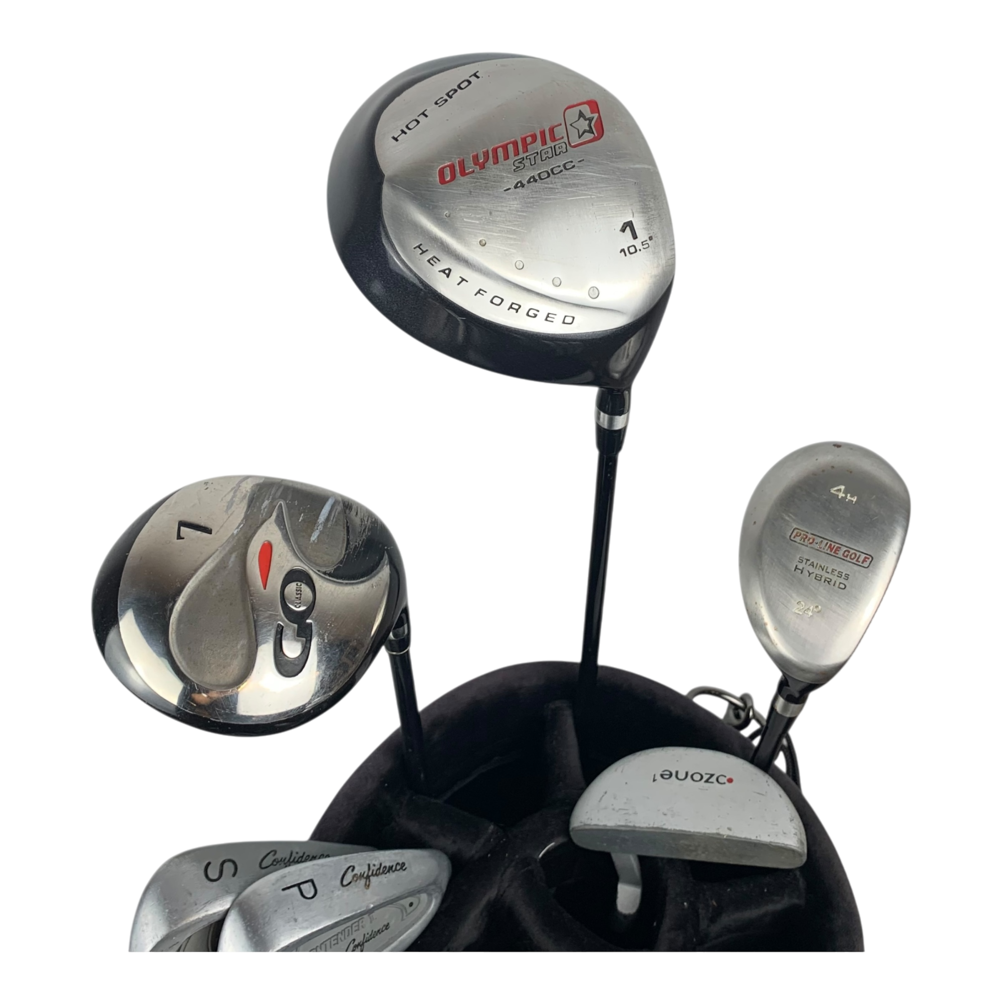 Confidence Komplet Sæt M. Bag / Flex Regular / Steel galleri billede 3 - brugt golf udstyr i god stand